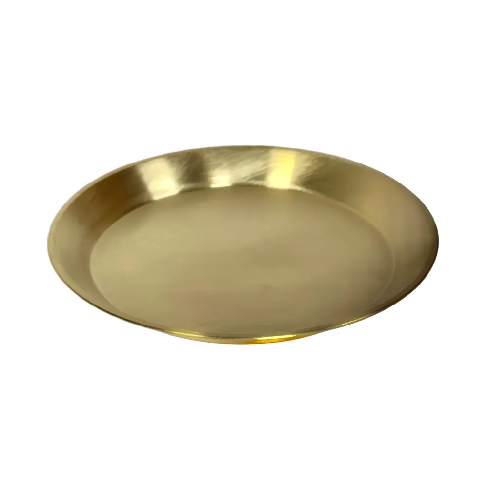 Bank Tray - håndlavet japansk bakke i messing Sakami Kogei
