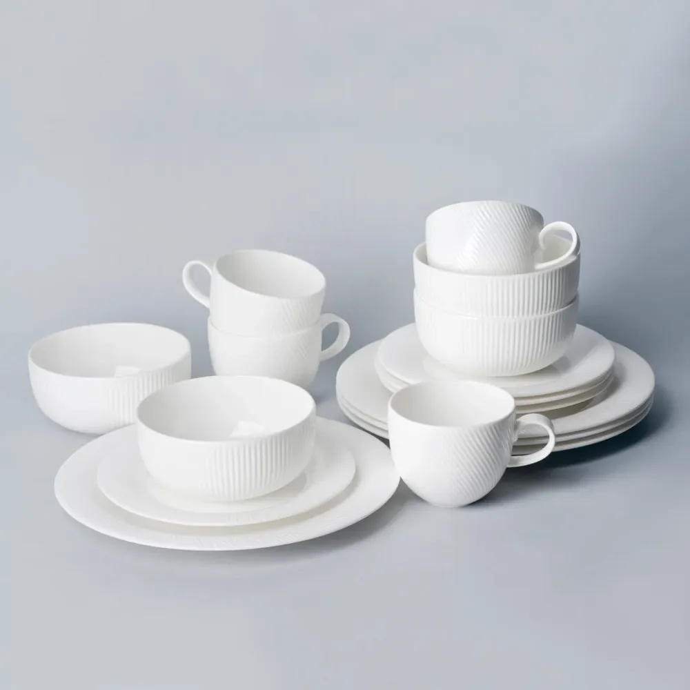 Sauceskål flute hvid (8.5cm)