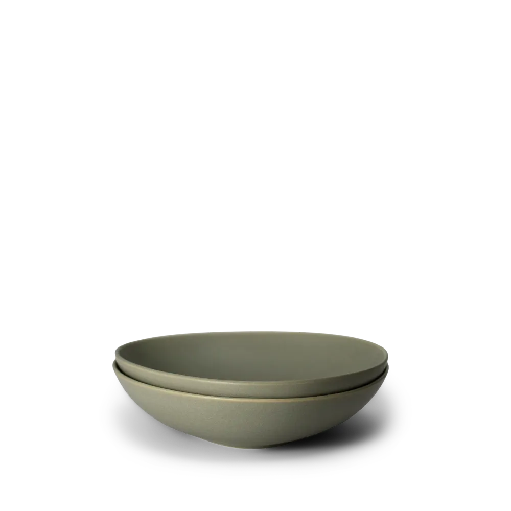 Signature Plate, Deep - Pale green
