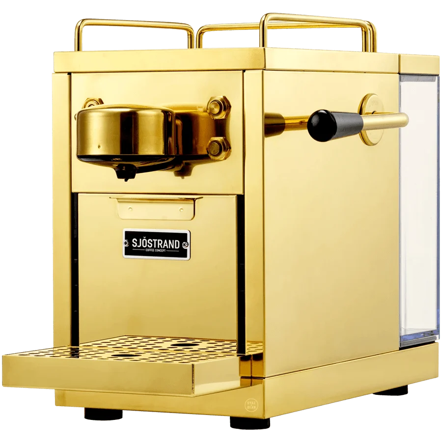 SJOSTRAND ESPRESSO KAFFEKAPSELMASKIN MESSING
