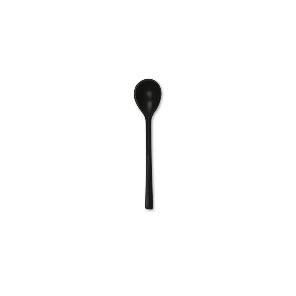 Ske, sort - L7,5 cm.
