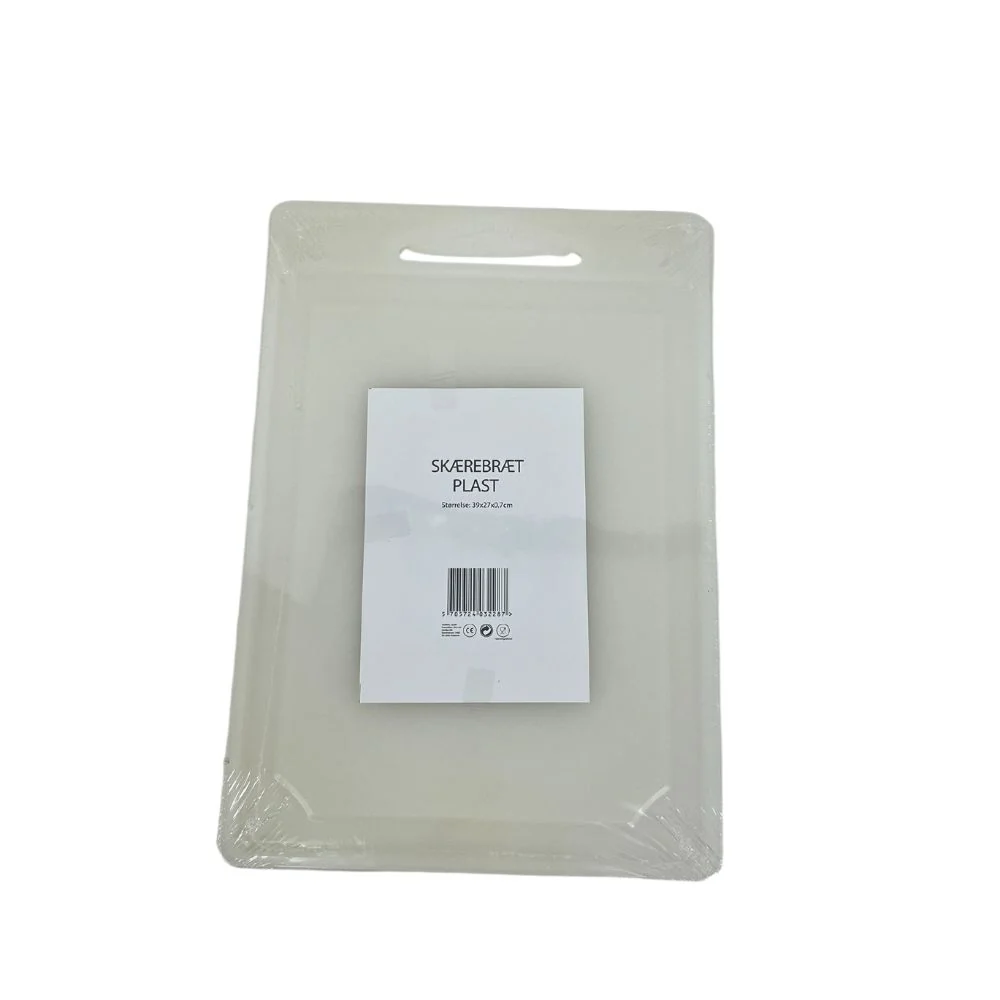 Skærebræt plast 39x27x0,7 cm