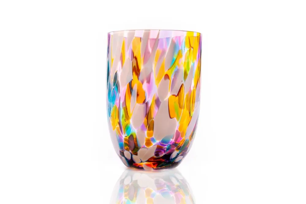 Splash tumbler glas - multi