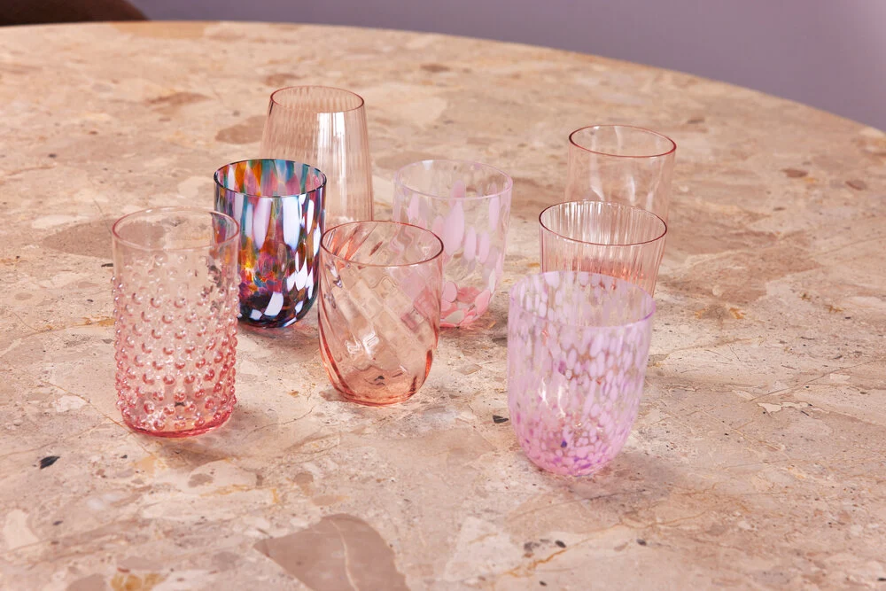 Splash tumbler glas - multi
