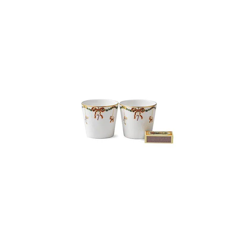 Stjerne Riflet serveringsskåle, 2 stk. - 30 cl