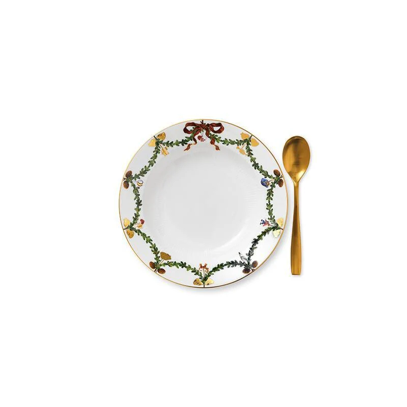 Stjerne Riflet tallerken - 24,5 cm.