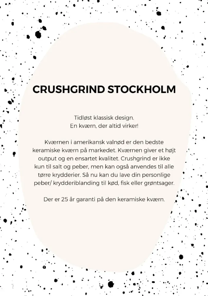 Stockholm kværnsæt - 17 cm
