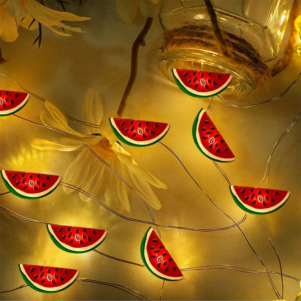 Summer String Lights | Watermelon LED Party Decor