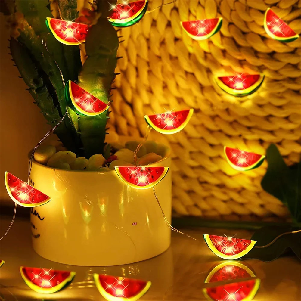Summer String Lights | Watermelon LED Party Decor
