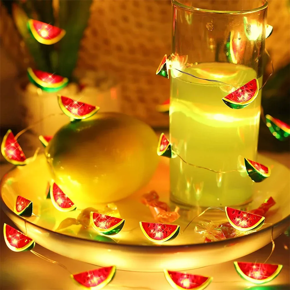 Summer String Lights | Watermelon LED Party Decor
