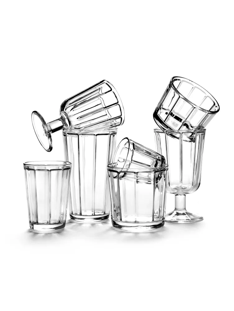 Surface vandglas - H: 9,5 cm.