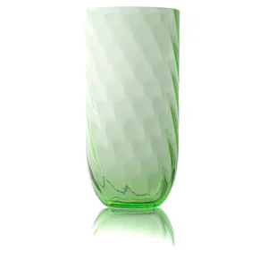 Swirl Long tumbler glas - Light Green