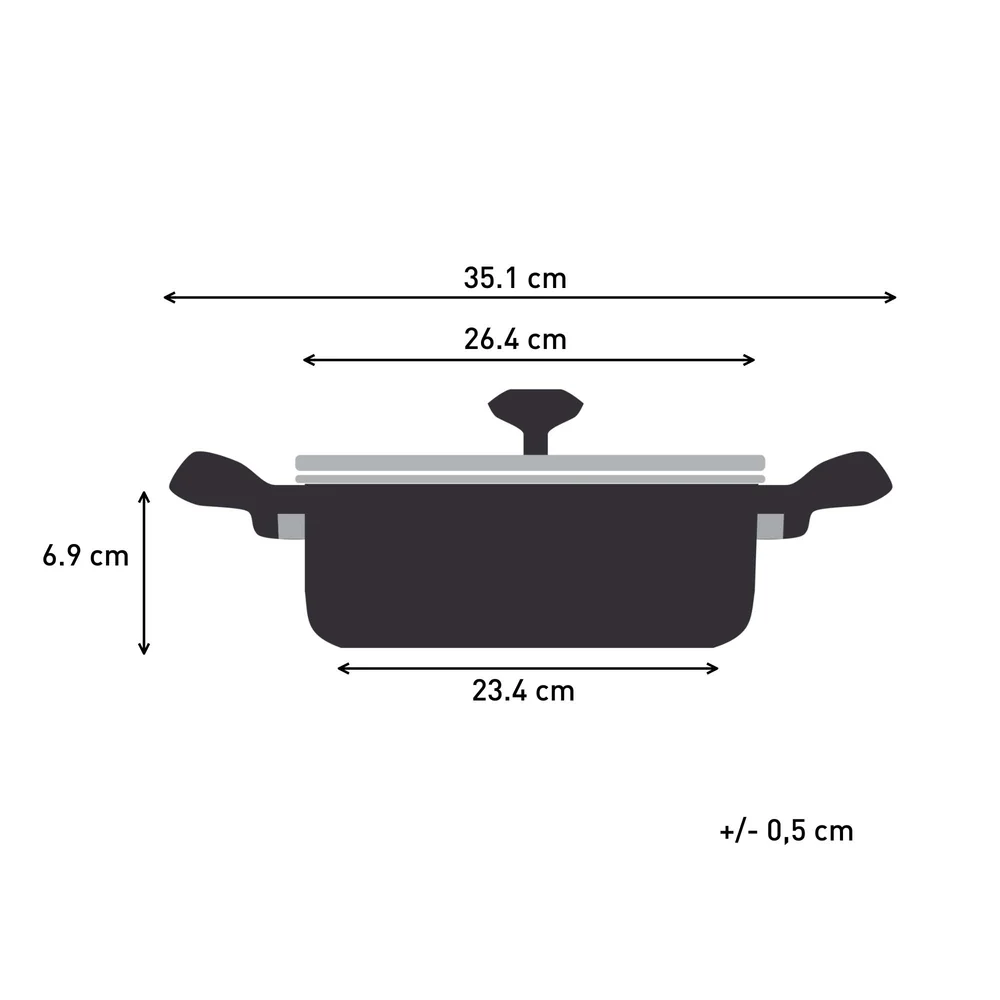 Tefal - Jamie Oliver Essential SS sautergryde 25 cm 3,2 L med låg