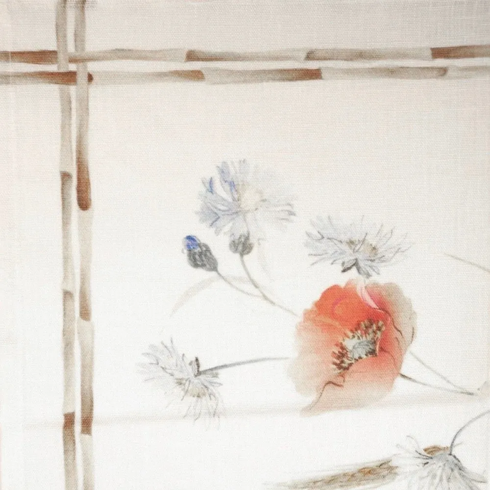 Coquelicot rosa - hør viskestykke Tessitura Toscana Telerie