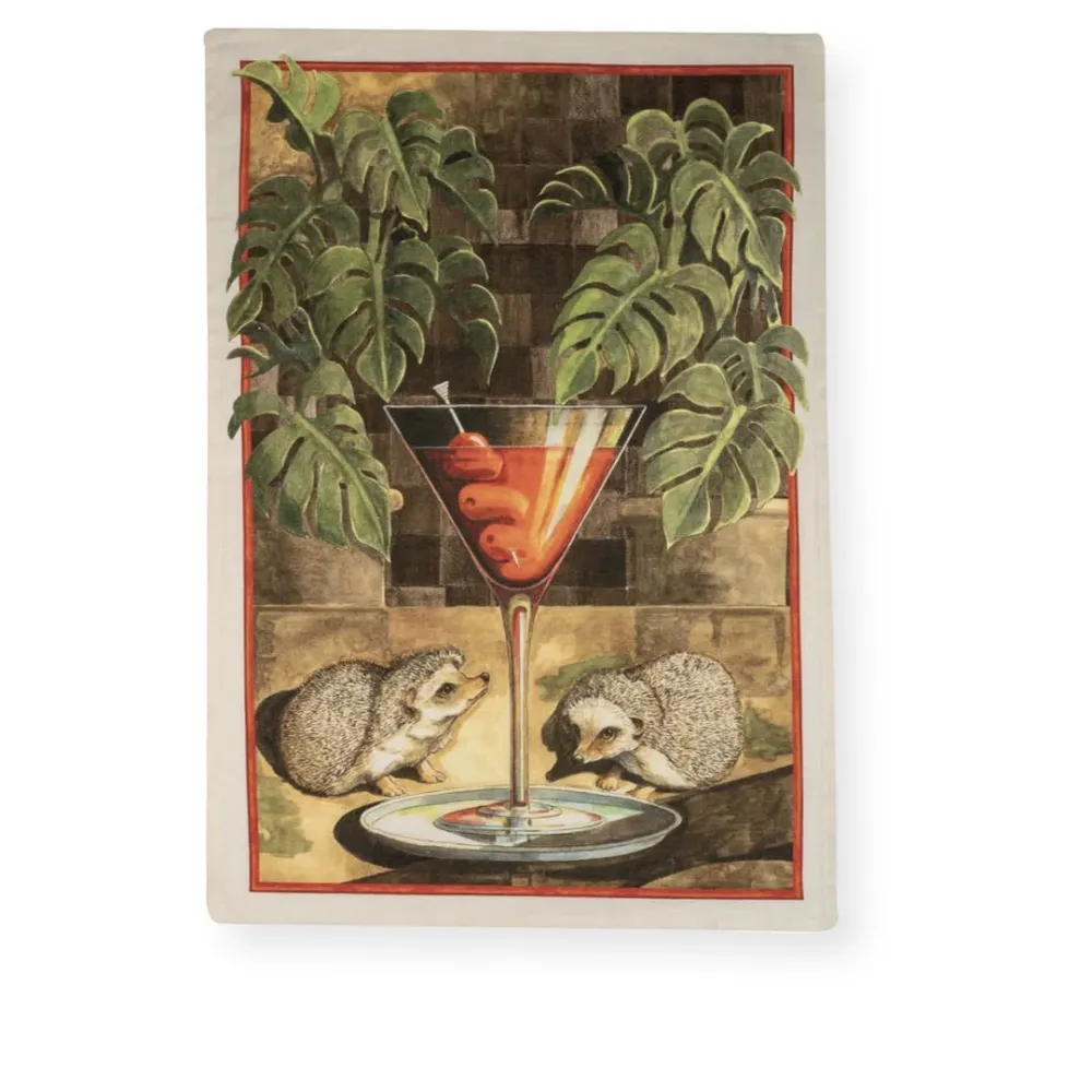 Mojito riccio - hørviskestykke Tessitura Toscana Telerie