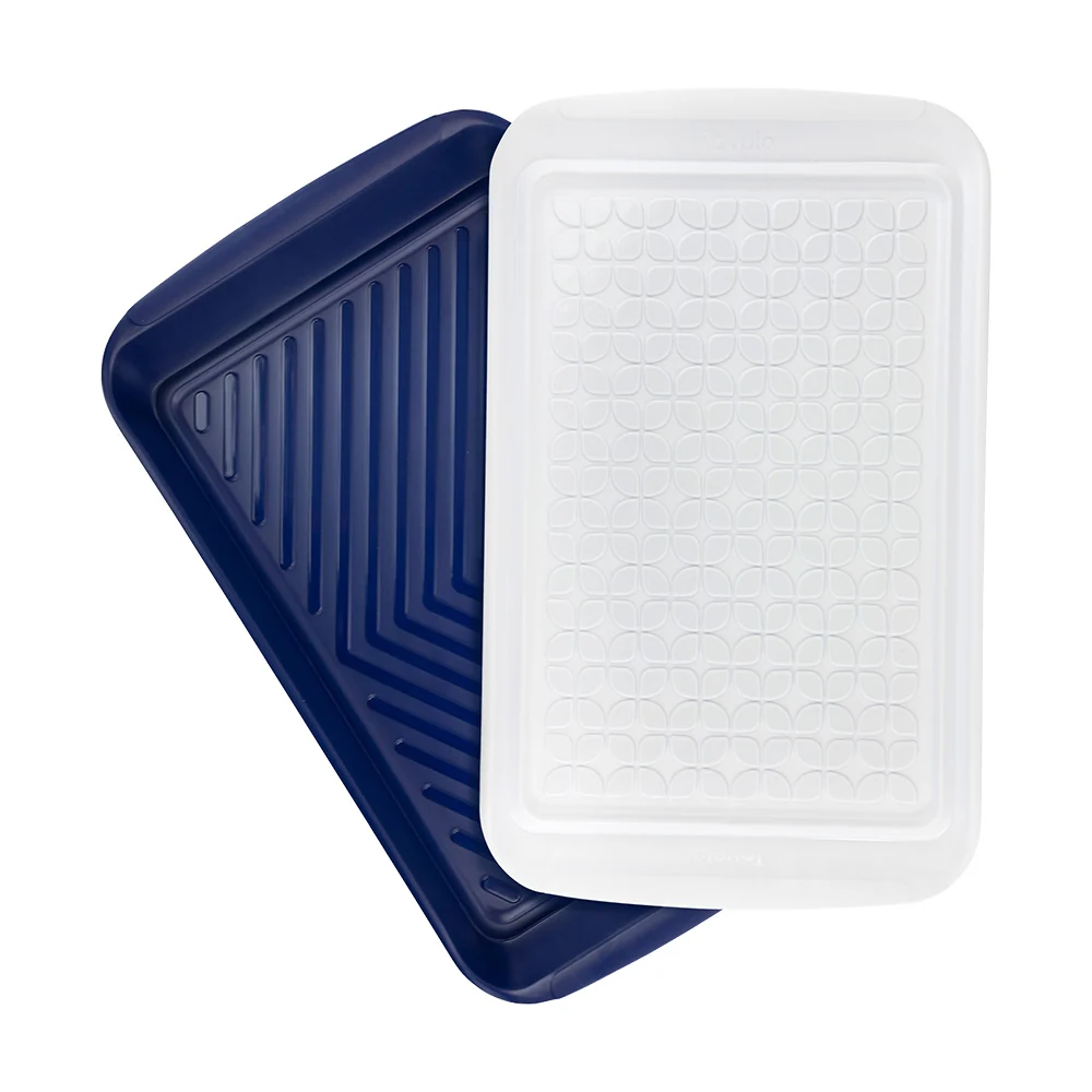 Tovolo Large Marinade Tray Set (blå/hvid)