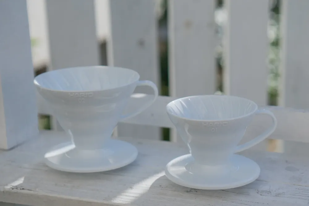 V60 Plastic 01 Dripper - Hvid