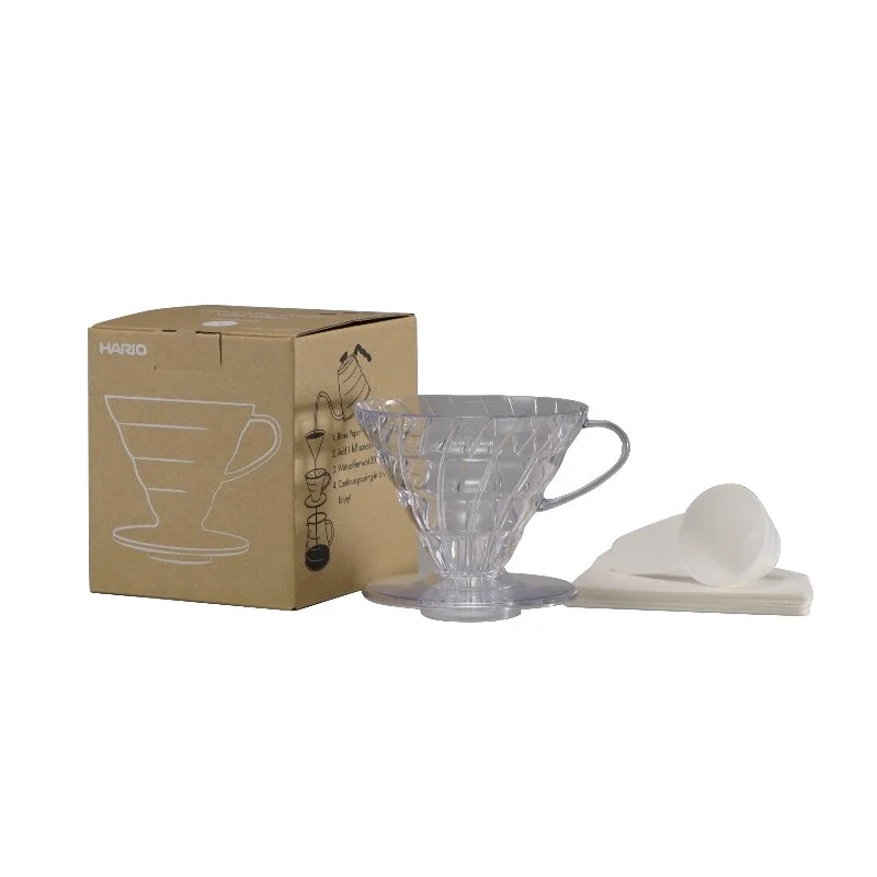 V60 Plastic 02 Dripper - Klar