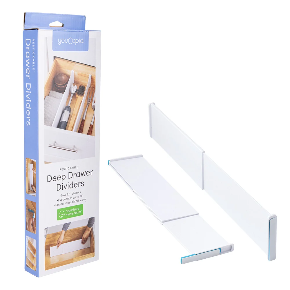 YouCopia Restickable Deep skuffe Dividere (Pack 2)