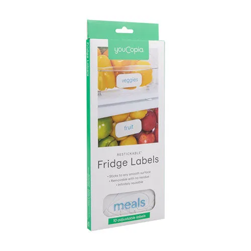 YouCopia Re-Stickable køleskabetiketter (pakke med 10)