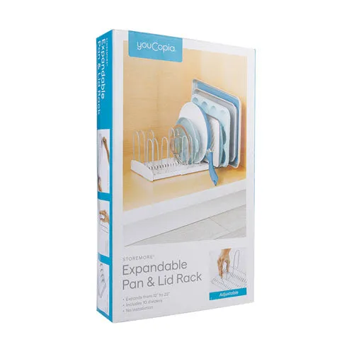 YouCopia Storemore Exultable Pan & Lid Rack