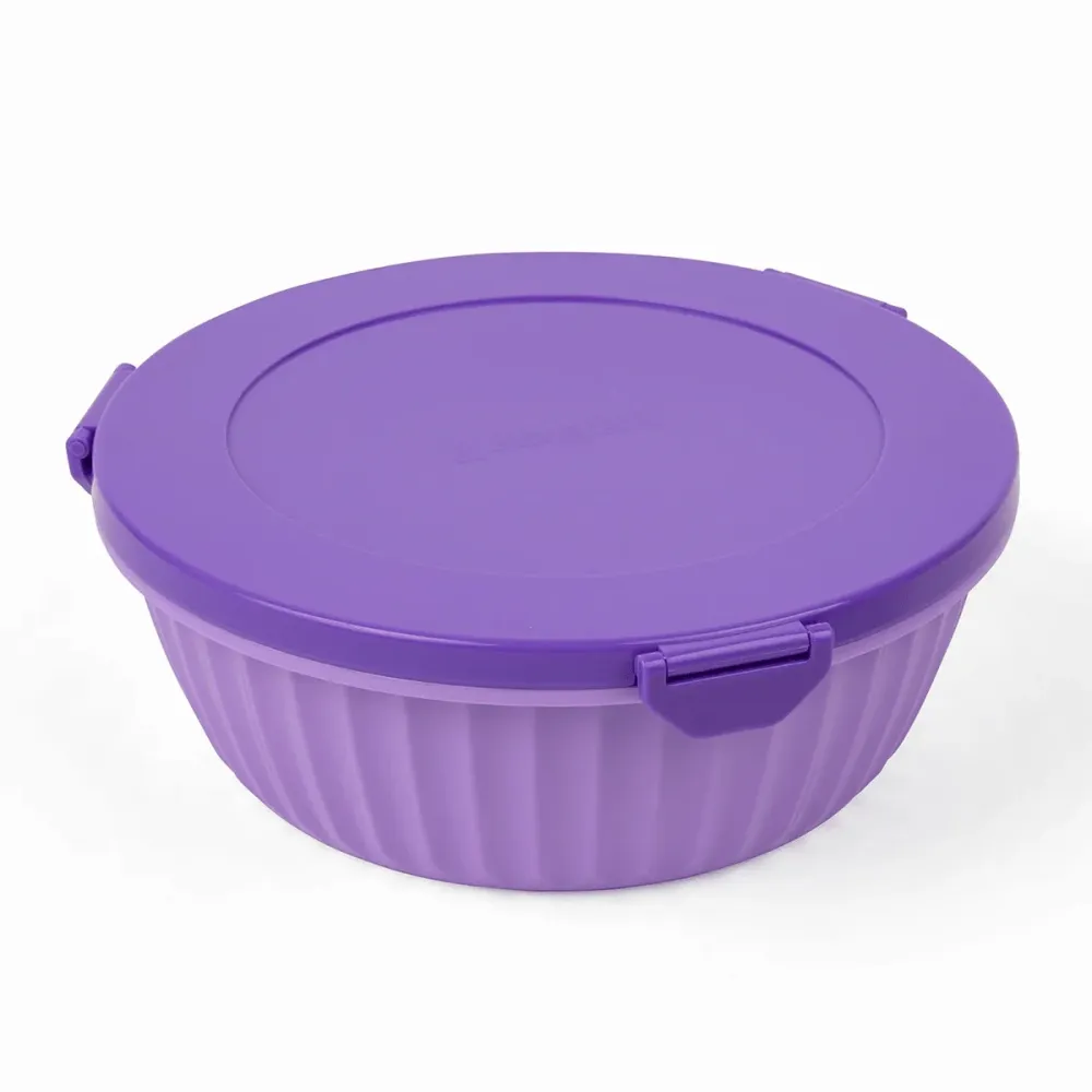 Yumbox poke bowl madkasse med skillevæg, maui purple