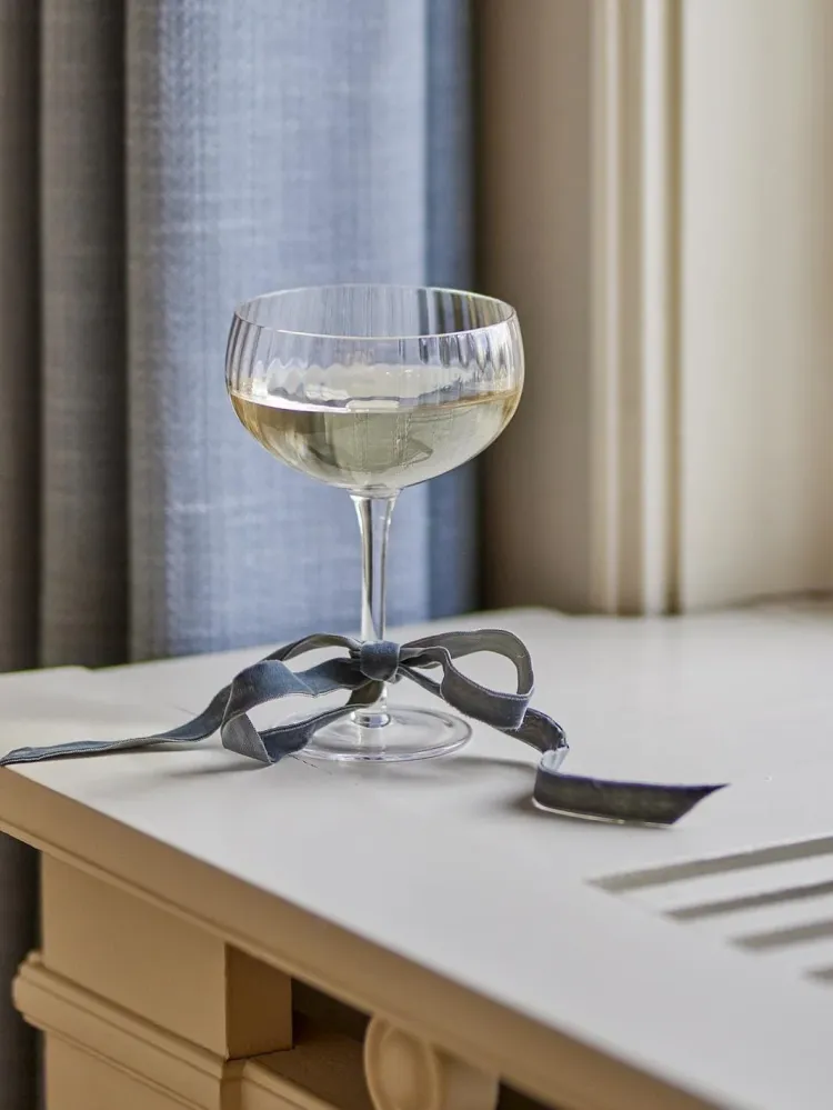 Bloomingville - Astrid Champagne Glas, Multipak, Klar, Glas 82061775 - Clear