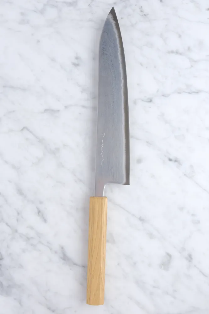 Foodgear Hamono White #1 Khii Chestnut - 240 mm Gyuto