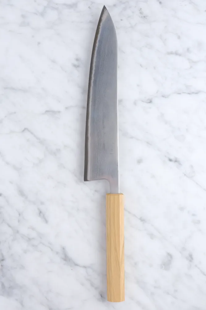Foodgear Hamono White #1 Khii Chestnut - 240 mm Gyuto