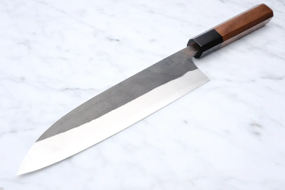 Hatsukokoro Kurokaze Shirogami #2 - 180 mm Gyuto