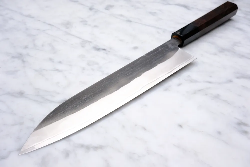 Hatsukokoro Kurokaze Shirogami #2 - 210 mm Gyuto