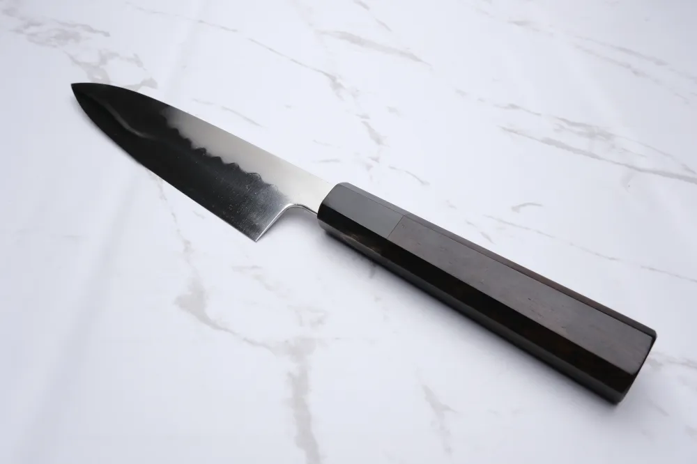 Ikeda Abura-Honyaki Shirogami 3 Ebony - 180 mm gyuto