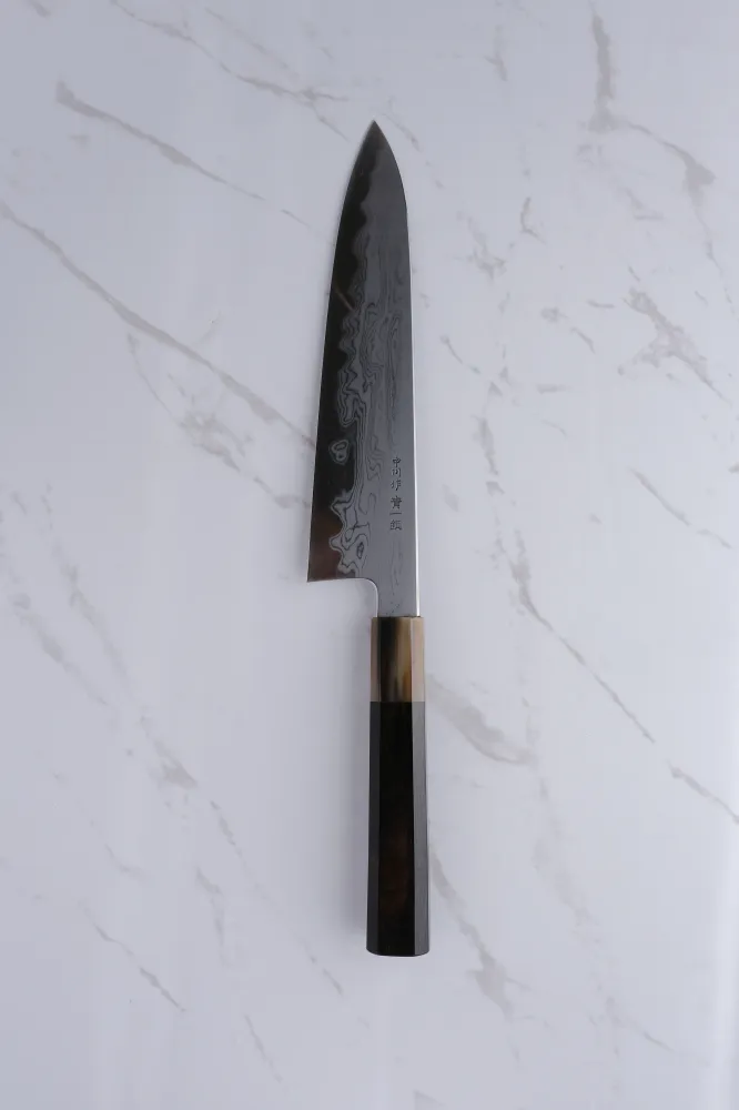 Nakagawa Satoshi X Myojin Aogami-1 - 210 mm Kokkekniv