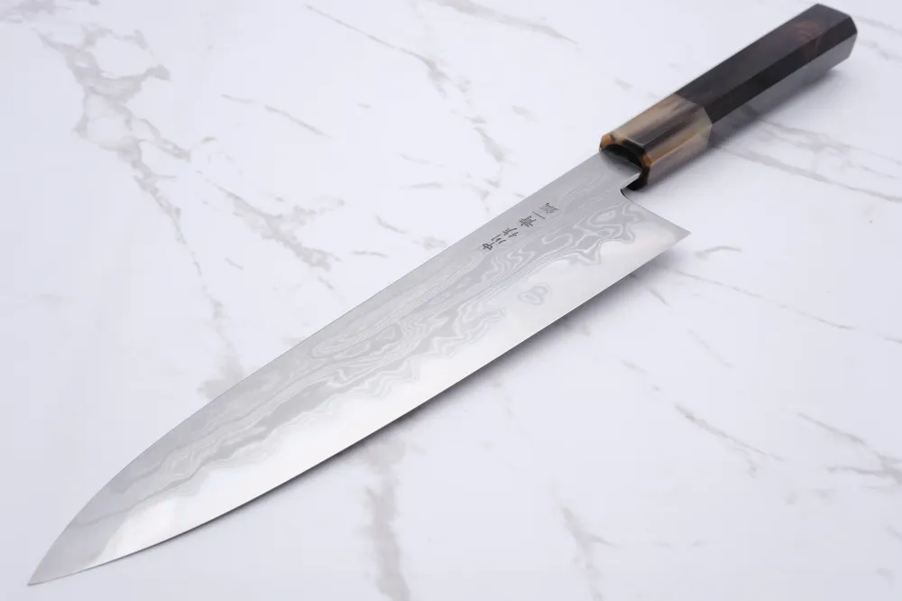 Nakagawa Satoshi X Myojin Aogami-1 - 210 mm Kokkekniv