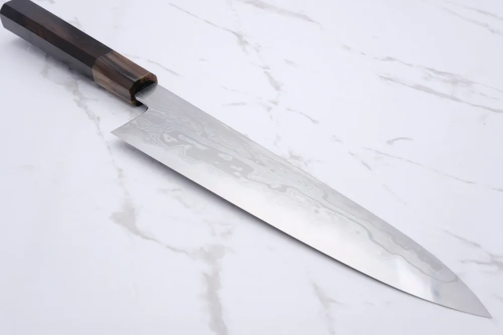 Nakagawa Satoshi X Myojin Aogami-1 - 210 mm Kokkekniv