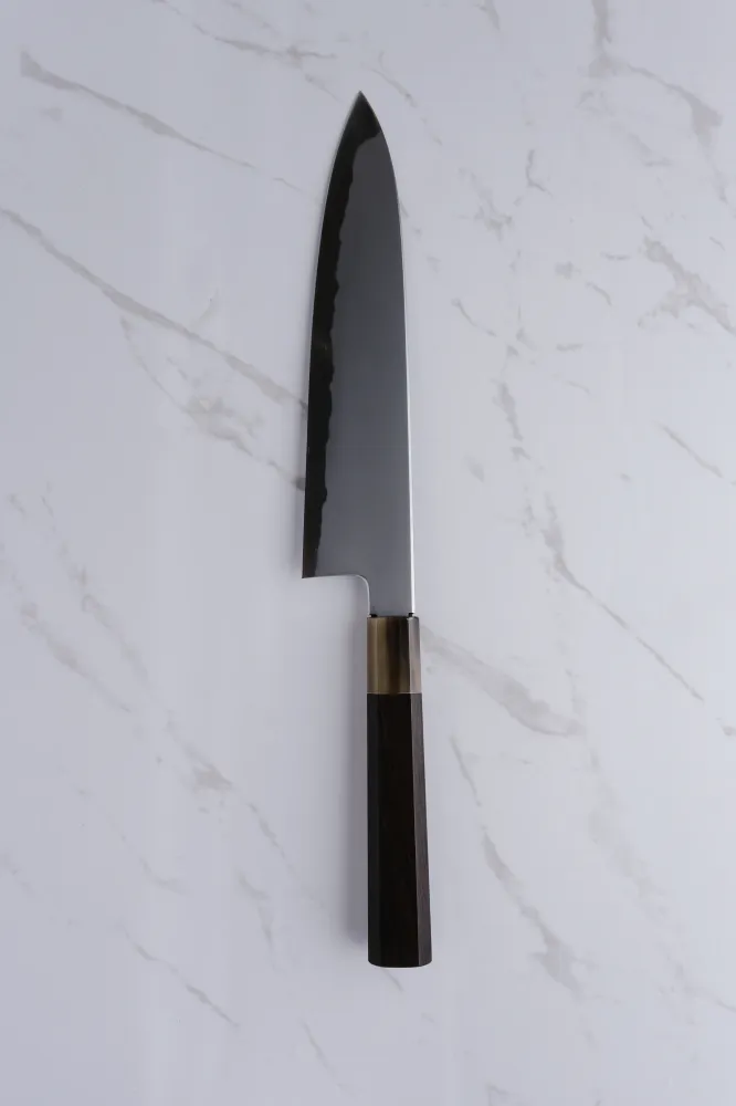 Tetsujin Hamono Blue #2 Ebony - 210 mm Gyuto