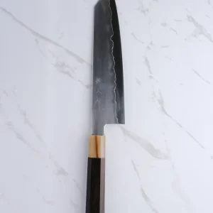 Tetsujin Hamono Ginsan Ukiba Ebony - 210 mm Kiritsuke Gyuto