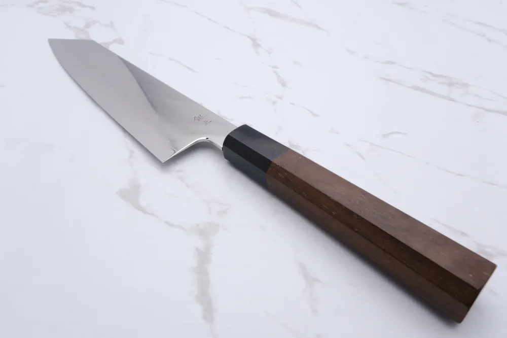 Tetsujin Hamono Ginsan Ukiba Walnut - 210 mm Kiritsuke Gyuto