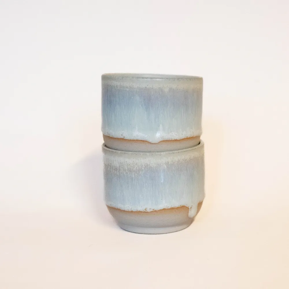KŌHI - Signe Schmidt cortado kop i grå/beige/blå