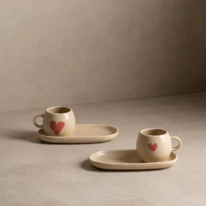 Cozy Hearts Kaffe Til To Stentøj Limited Edition MT