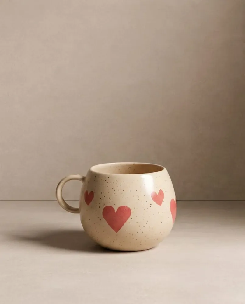 Cozy Hearts Stentøjsboldkrus 500ml Limited Edition MT