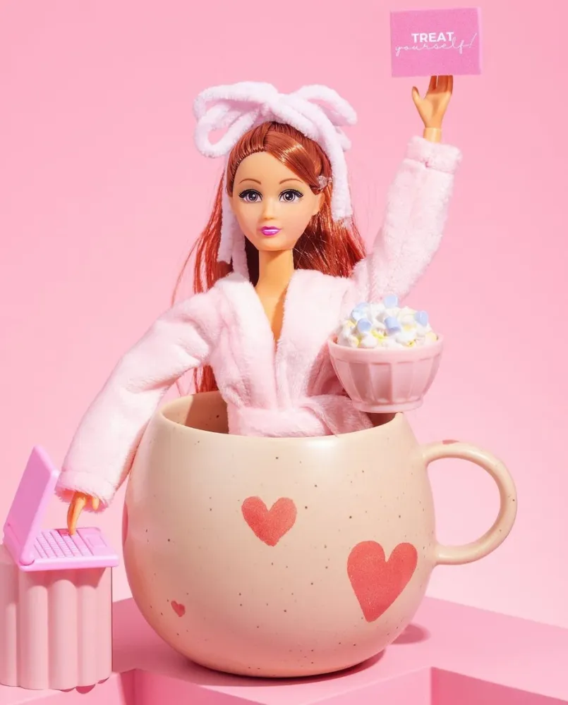 Cozy Hearts Stentøjsboldkrus 500ml Limited Edition MT