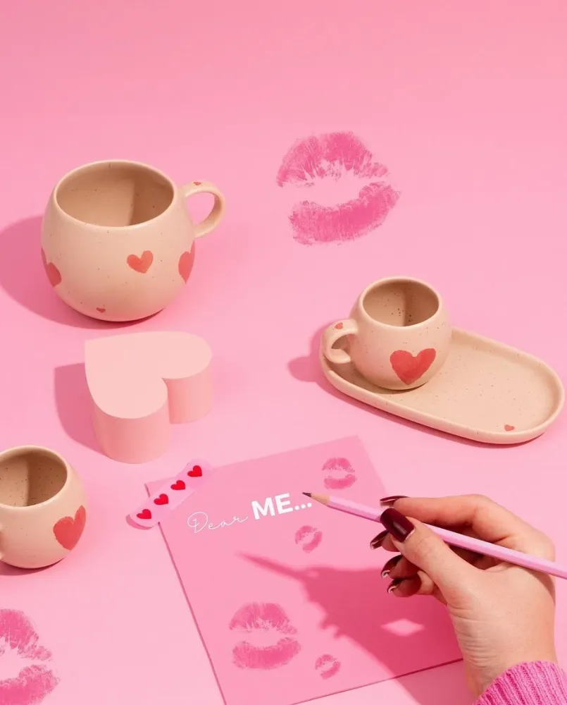 Cozy Hearts Stentøjsboldkrus 500ml Limited Edition MT