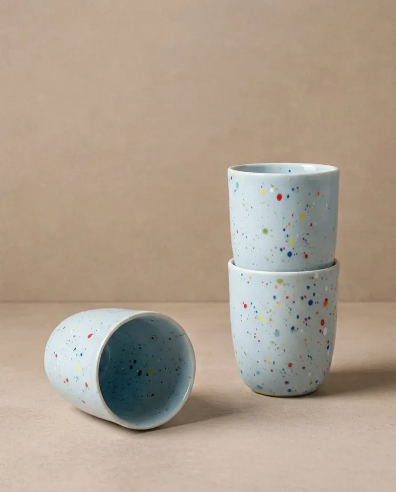 New Party Medium Cup 220ml Soft Blue MT