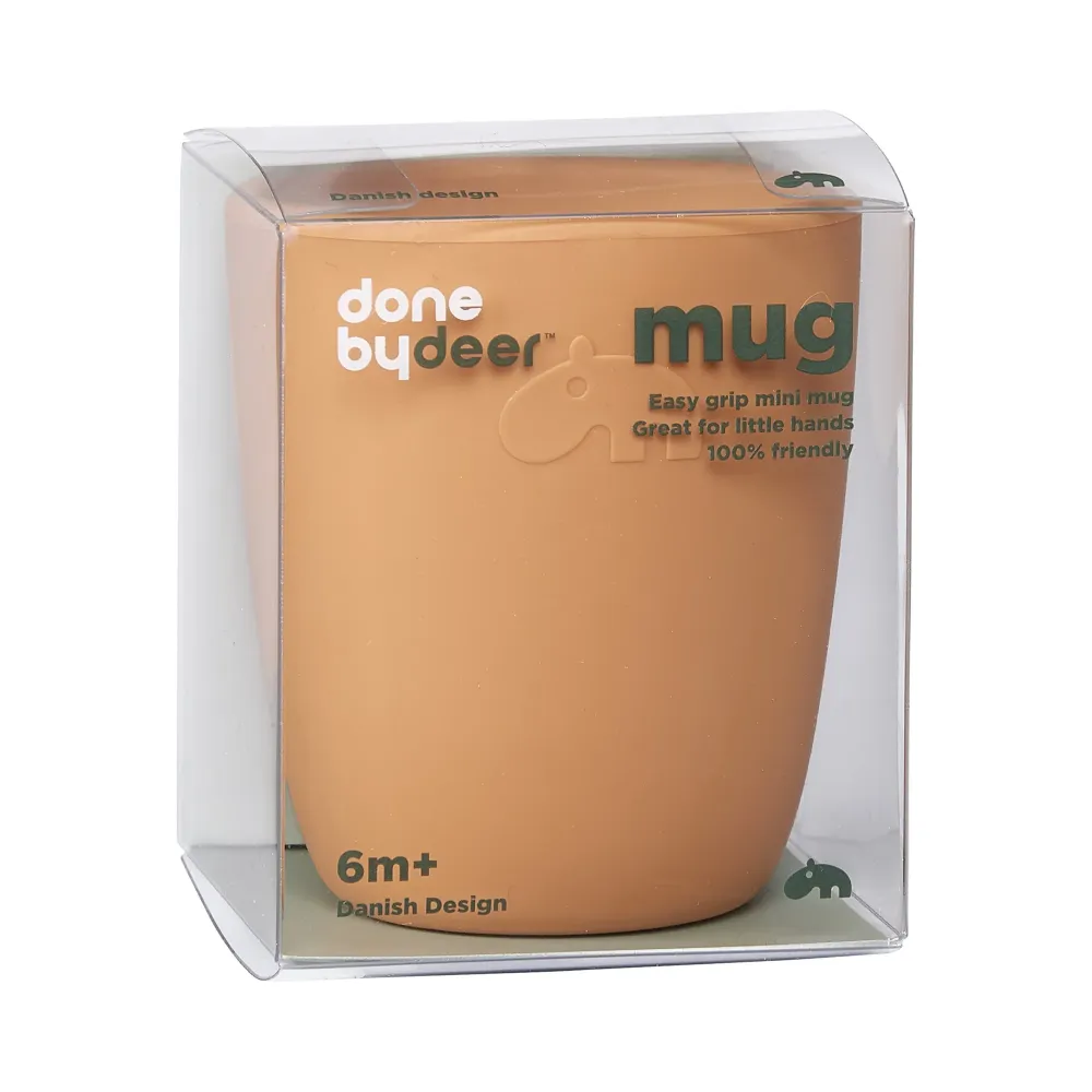 Silikone mini kop - Mustard Done by Deer