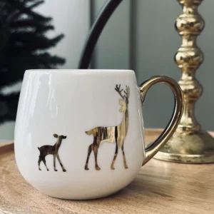 Julekop med guld motiv