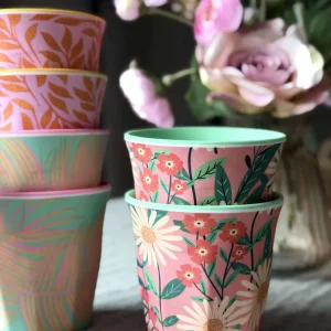 Kop flower Melamin - Mix