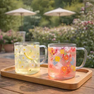 Krus i glas Summer - Color mix