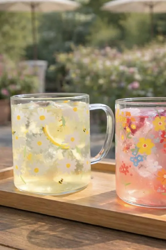 Krus i glas Summer - Color mix