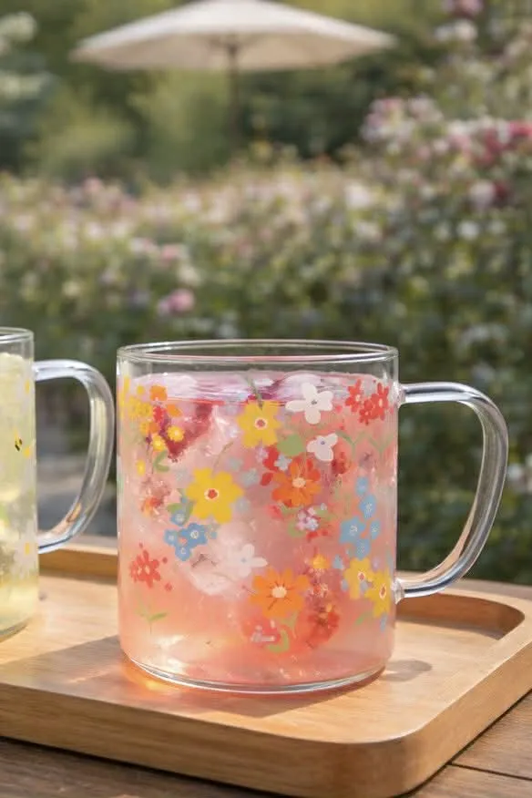 Krus i glas Summer - Color mix